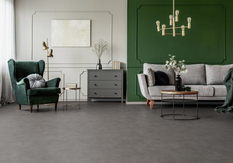 Rouleau Vinyl - TEXLINE1735 - Madras Anthracite – Image 3